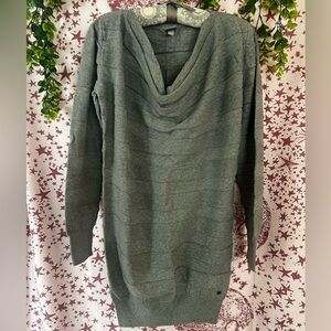 Bench Gray Cowl Neck Sweater